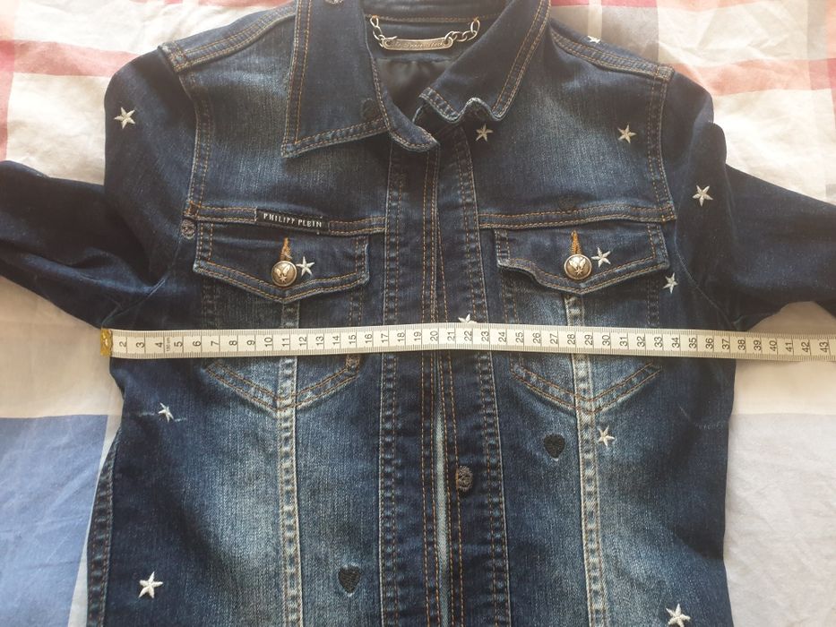 Дънкено яке оригинал Philipp Plein