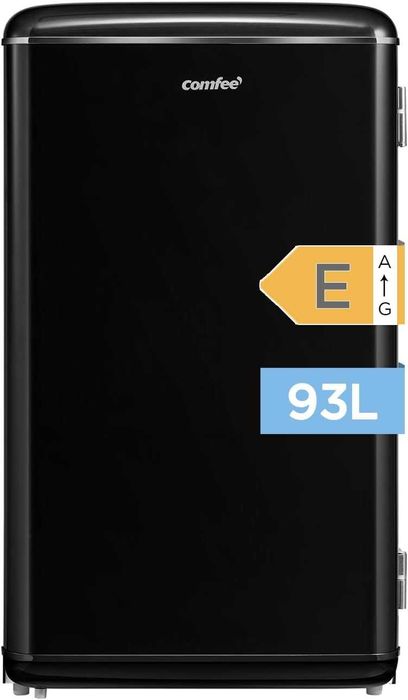 Малък ретро хладилник, Comfee RCD93BL2EURT(E) 93 литра