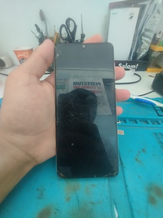 Samsung a22 ekran alshtrb beraman