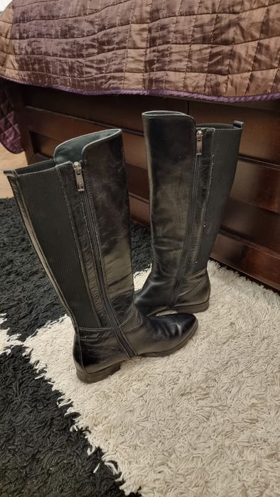 Cizme dama lungi din piele naturala 37