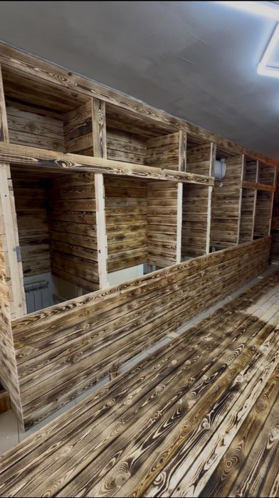 Постройка и обшивка бани!