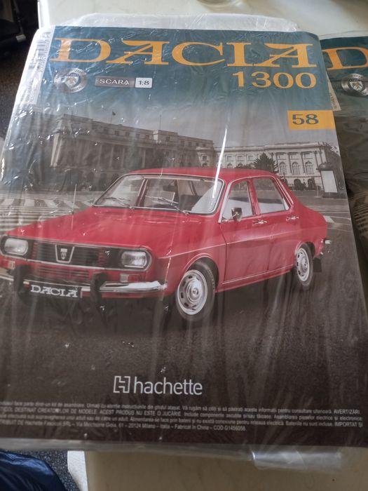 Vând reviste macheta dacia 1300 scara 1la 8