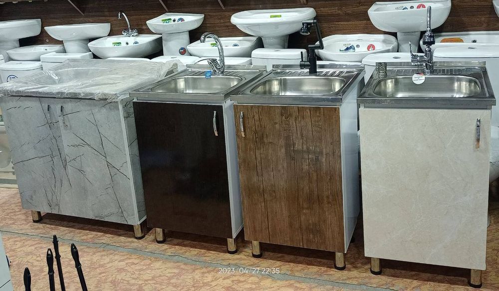 Кухонные мойки тумба столешница рабочий стол