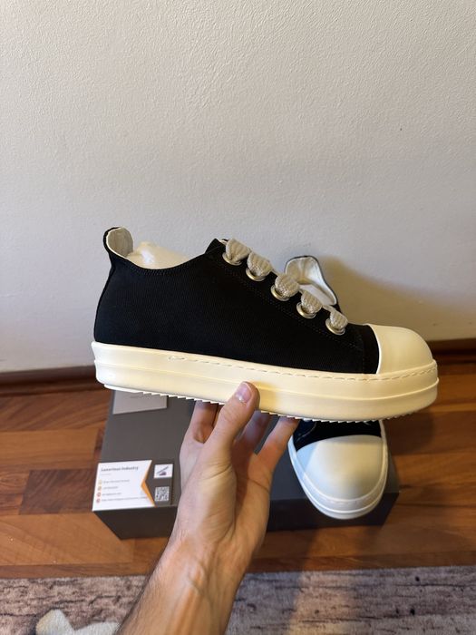 Rick Owens DRKSHDW Jumbolace Low Black