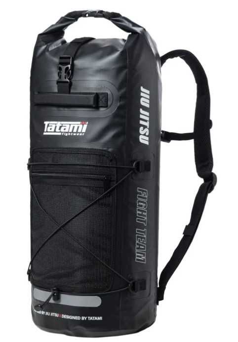 Rucsac Tatami Fighter Drytech Gear Bag negru cu inscriptie Ju Jitsu sala MMA, box, taekwondo