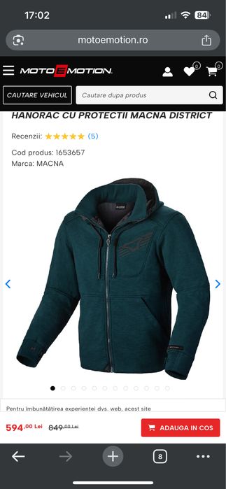 Hanorac Moto MACNA district