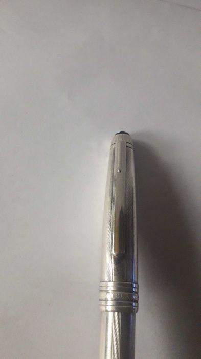 химикалка Монблан Montblanc Meisterstuck Solitaire 164S сребърна