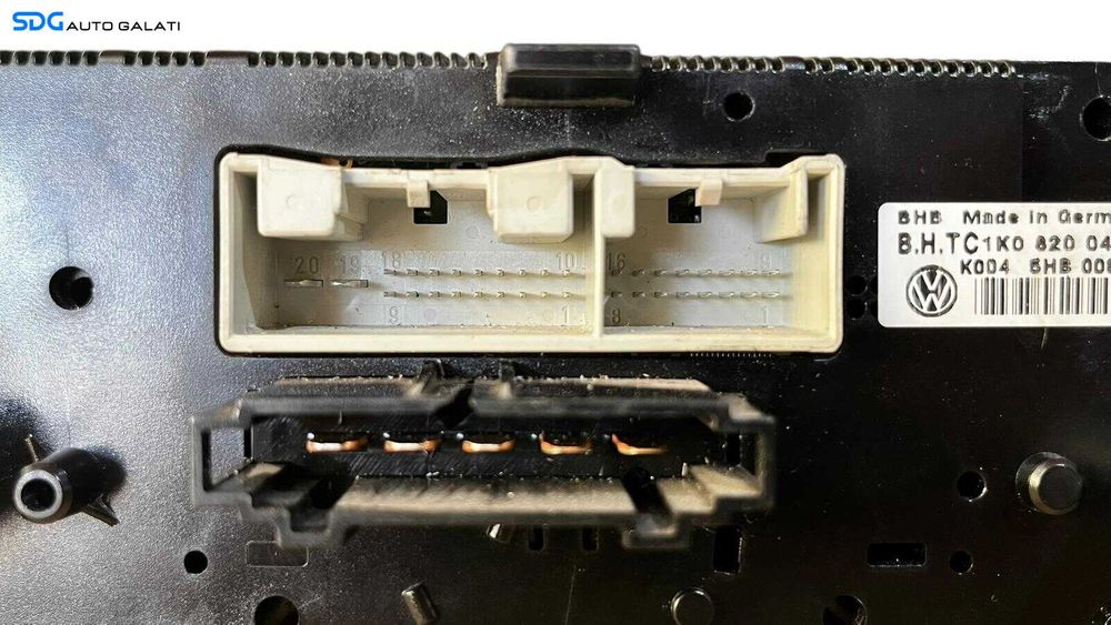 Panou Modul Unitate Comanda AC Aer Conditionat Clima Climatic Volkswagen Caddy 2003 - 2010 Cod 1K0820047CB 5HB008719 [LC0578]