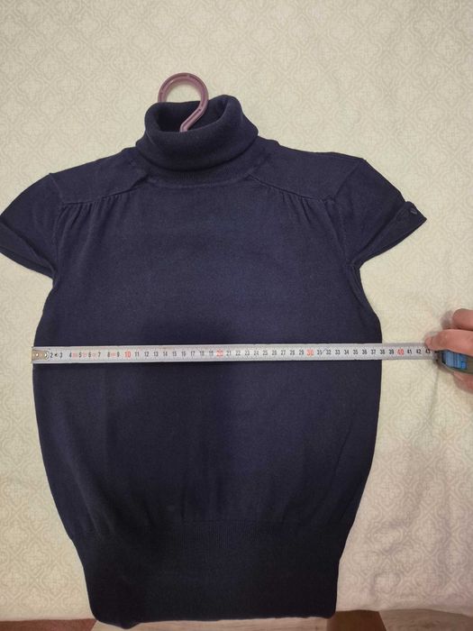 Maletă bleumarin cu mânecă scurtă