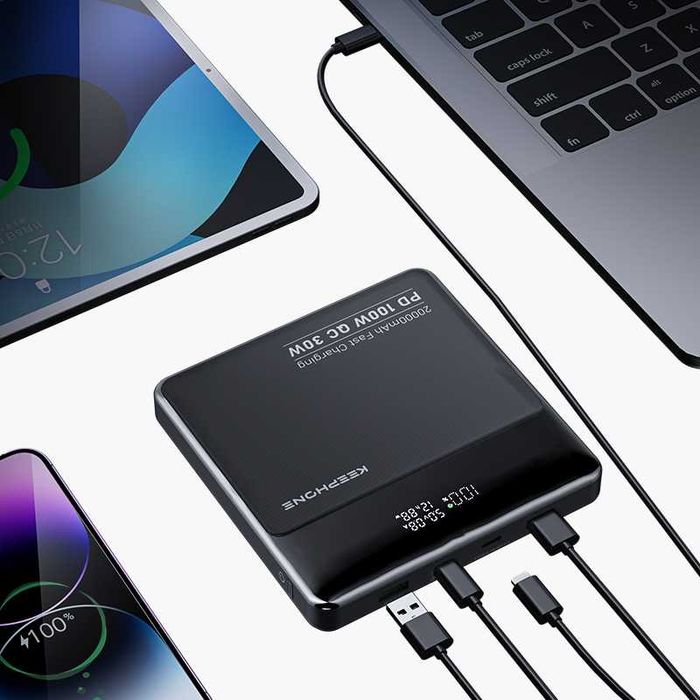 Keephone PB27 100W Speedy Max 20000mAh Power Bank for MacBook iPad Pro