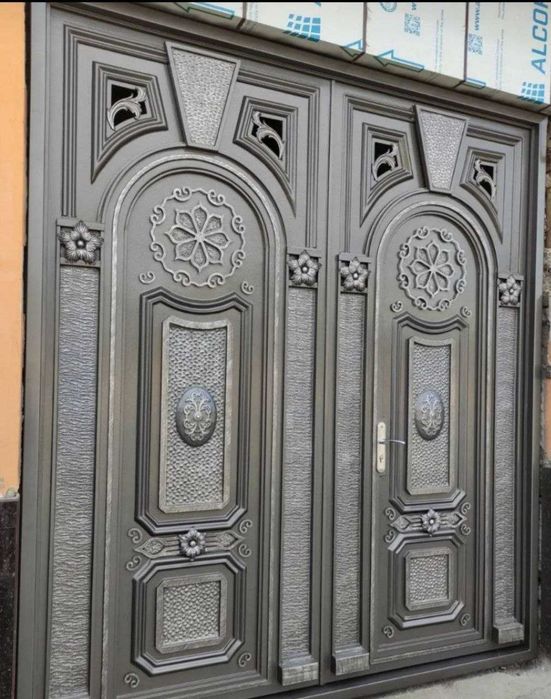 Металлические Железные Ворота, Temir darvoza двери для подьезда