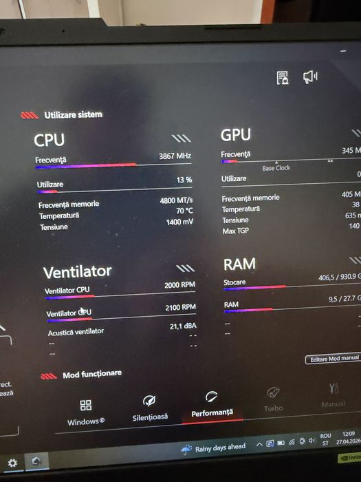 Laptop gaming TUF GAMING A15 - Aproape nou, detin factura