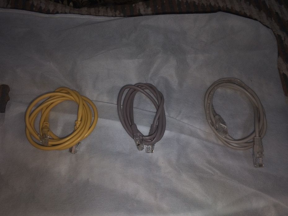 LAN кабели для модемов и роутеров 1 метр