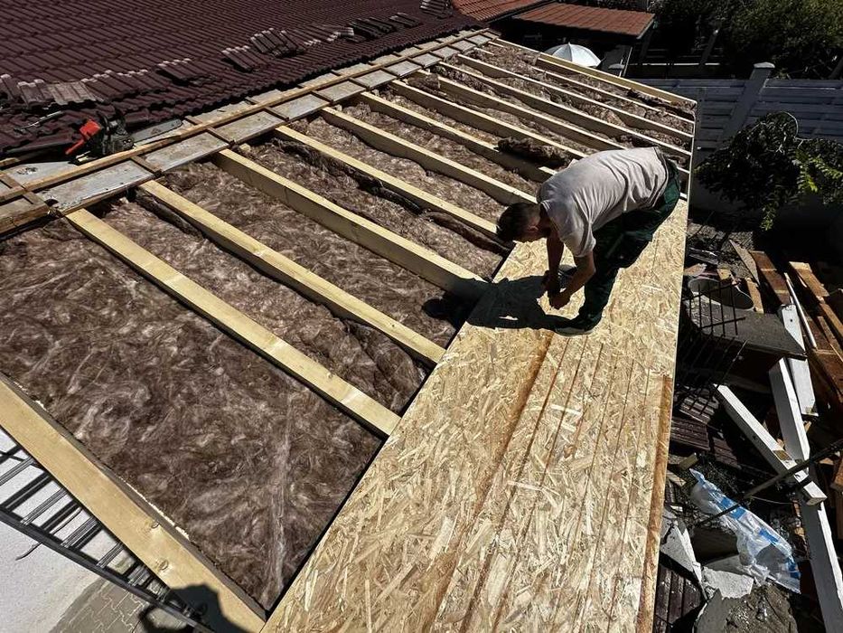 Firmă montaj acoperiș Reparații acopeșuri, Jgheaburi, Atice, Dulgheri