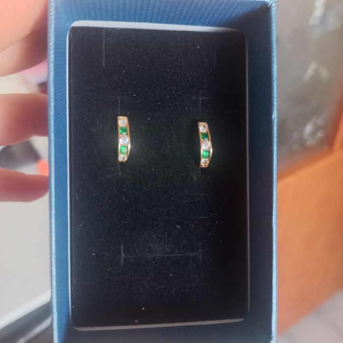 Золотые детские серьги