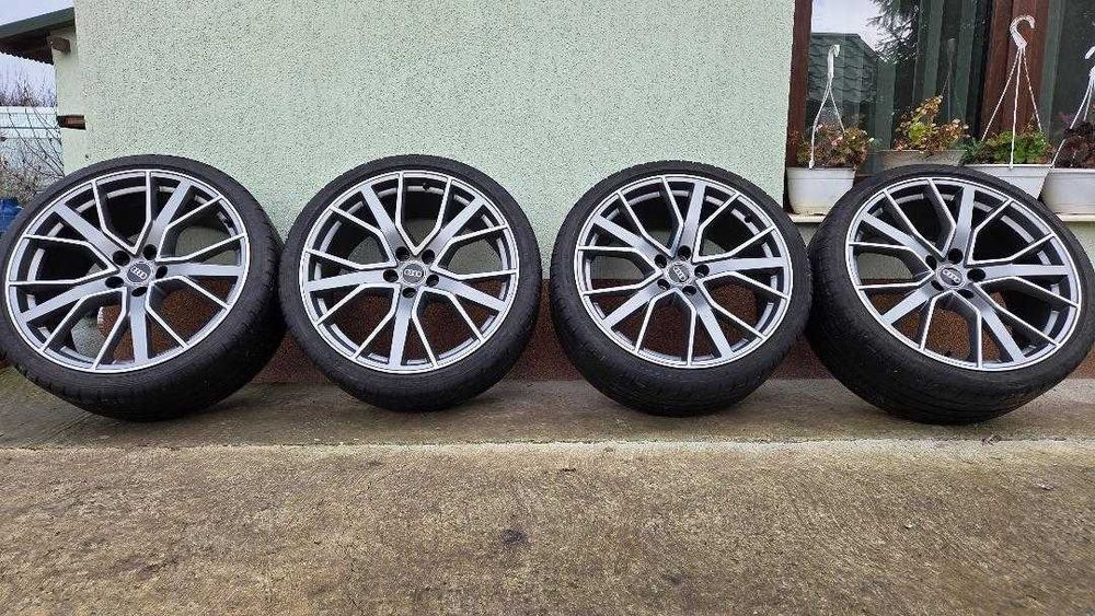 Jante originale Audi Sport R20 cu anvelope de vara Dunlop