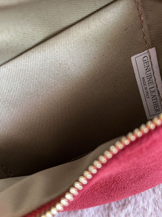 Чанта естествена кожа велур