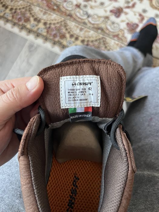 Ботинки CRISPI Monaco Dark brown GTX коричневый