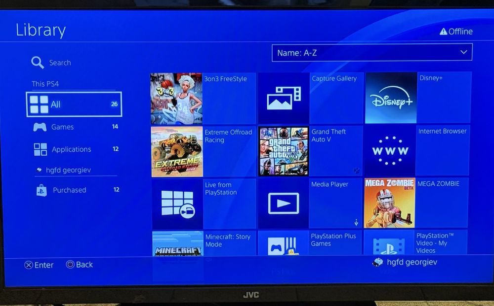 Конзола Sony PlayStation 4, 500 GB + 1бр контролер