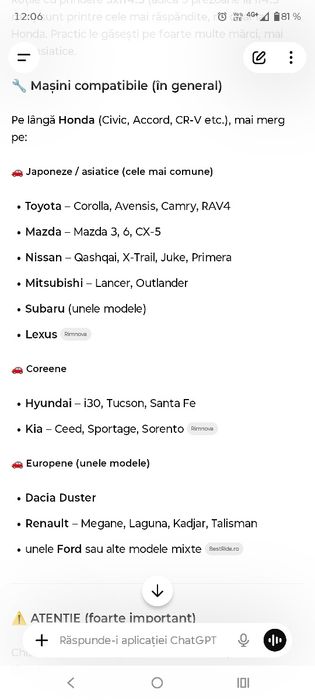 4 bucati Roti complete 5x114.3 dacia, renault, honda etc