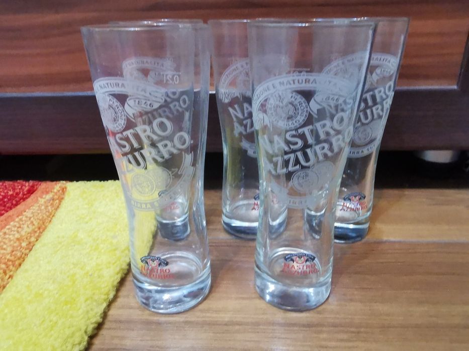 Set 5 pahare Peroni de colectie