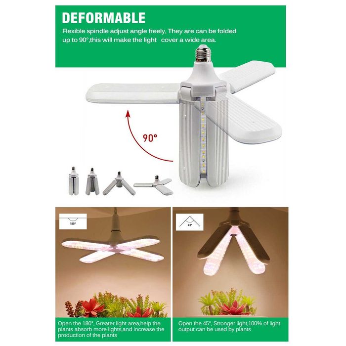 Лампа за отглеждане на растения STELS, 240 LED, Енергоспестяваща