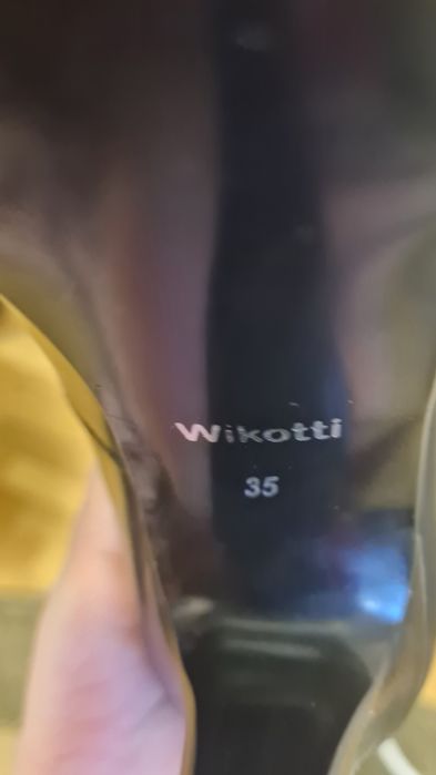 Pantofi piele naturala toc 12 cm 35