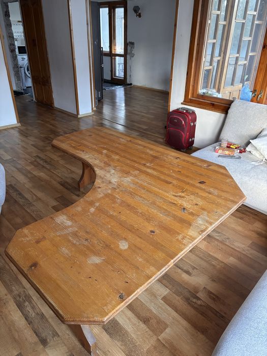 Масивна дървена маса, по поръчка
