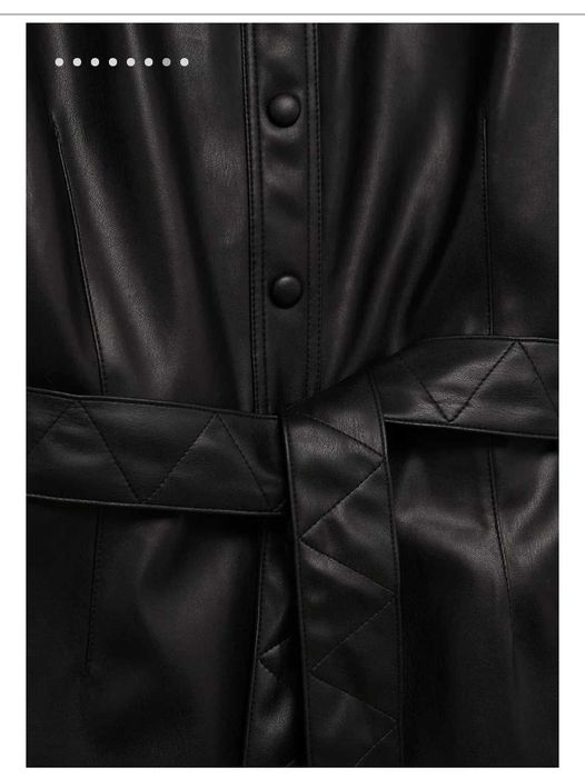 Нова кожена рокля на Mango