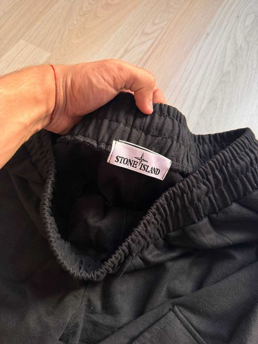 ПРОМОЦИЯ Мъжки Черни Гъщи Къси Панталони Сиви Панталони Stone Island Стоун Исънд