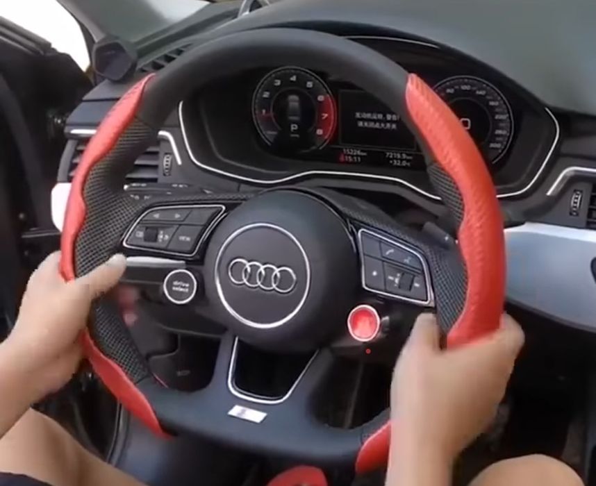 Husa Volan Sport roșu , negru , albastru universala