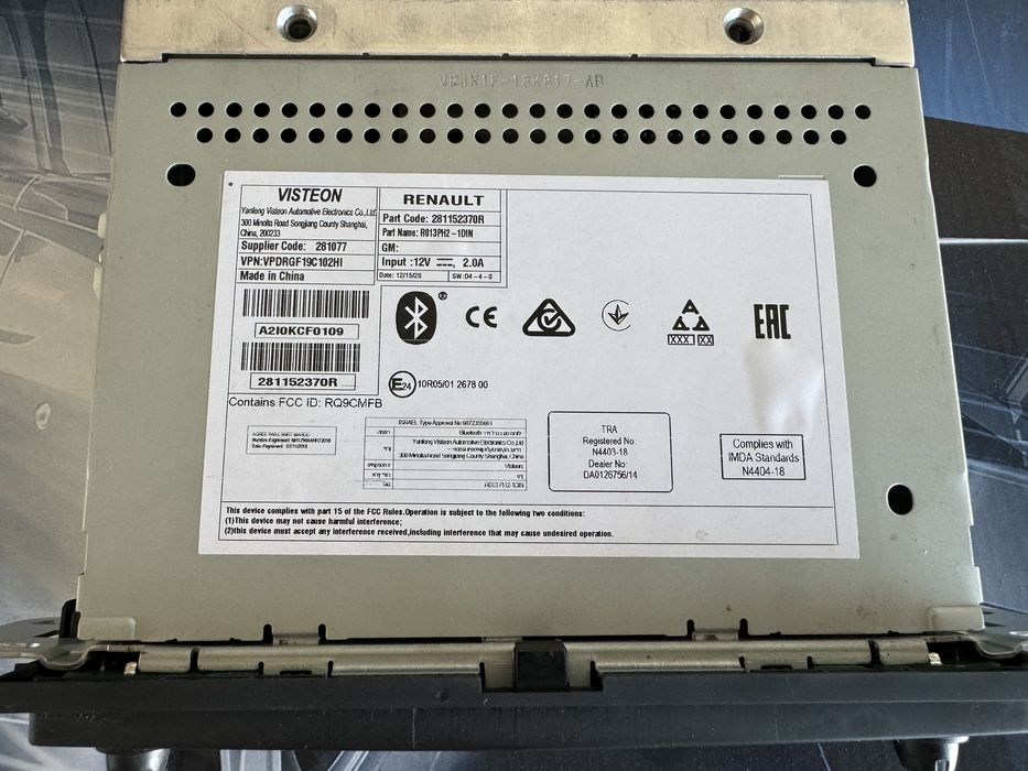 Casetofon / Radio CD Renault master