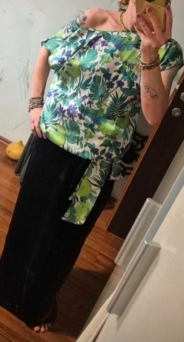 Rochie de ocazie matase + catifea
