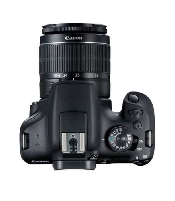 Aparat foto DSLR Canon EOS 2000D,24.1 MP, Negru + Obiectiv EF-S 18-55mm DC III