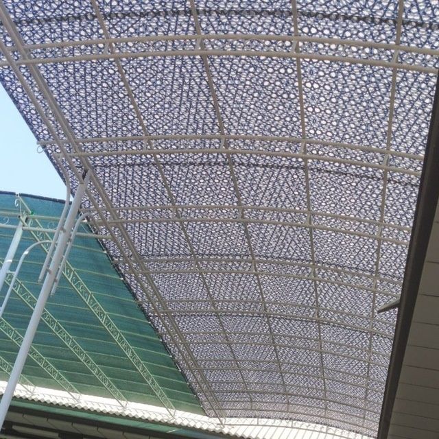 Тент баннер соя сетка установка