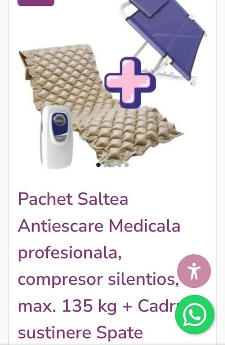 Saltea antiescare NEFOLOSITĂ !