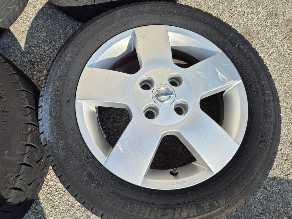 4х100/15 с гуми Рено Дачия Nissan 4x100/15 Dacia Renault Micra