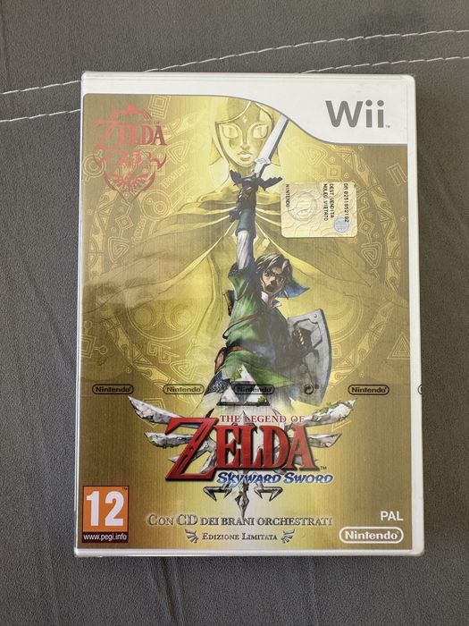 игра Zelda Skyward Sword Nintendo Wii специално издание неразопакован
