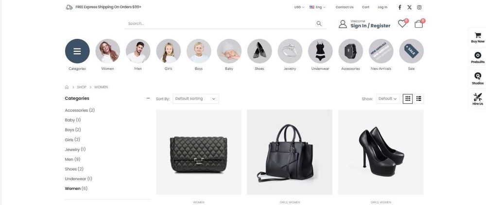 Изработка на онлайн магазини и уеб сайтове (online store, web sites)