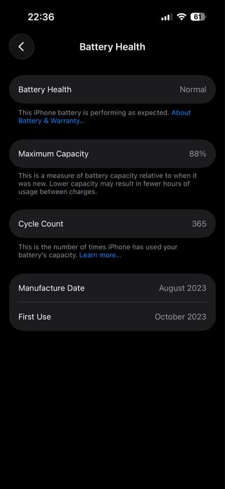 Iphone 15 Pro Black Titanium  128gb
