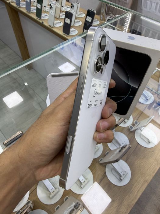iPhone 16 Pro Max 512gb ideal 94% 3 oy garantiya!