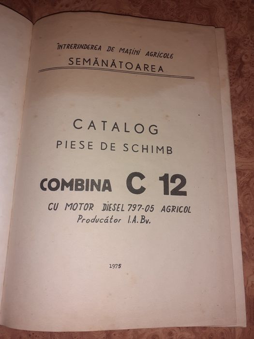 Catalog piese de schimb combina C12