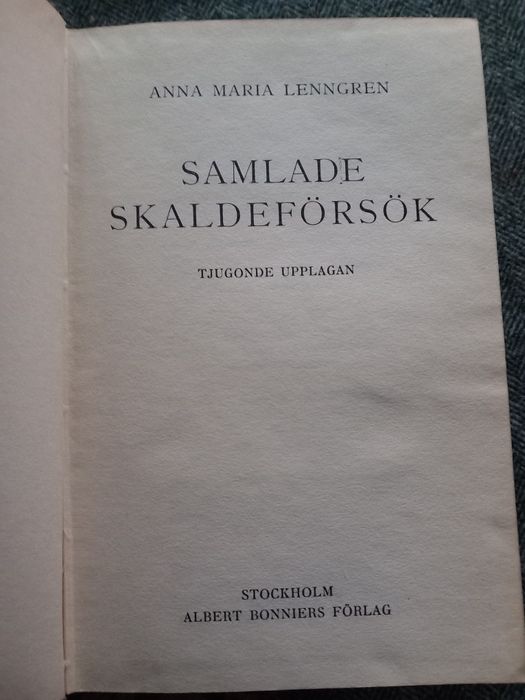 Cărți vechi în  suedeză