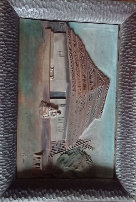Tablou sculptat lemn