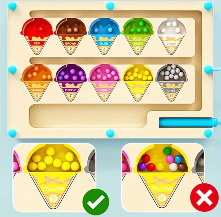 Образователна дървена играчка