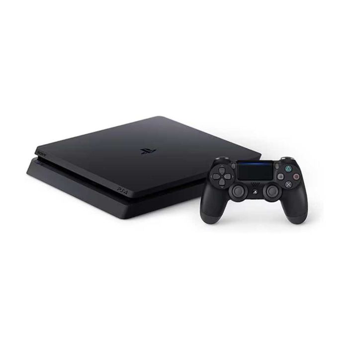 PS4 Slim 1 TB + 2 controllere originale Sony DualShock 4 + cablu alimentare
