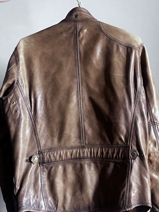Кожаная куртка Massimo Dutti (Оригинал, Размер M)