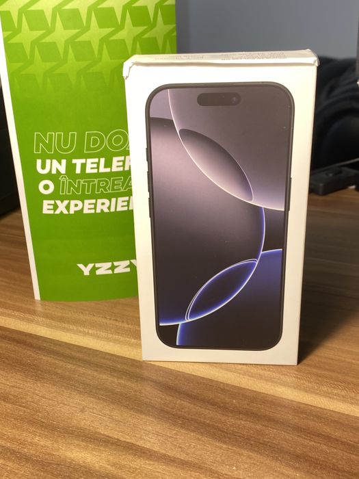 iPhone 16 Pro• 128 GB • Black  Titanium