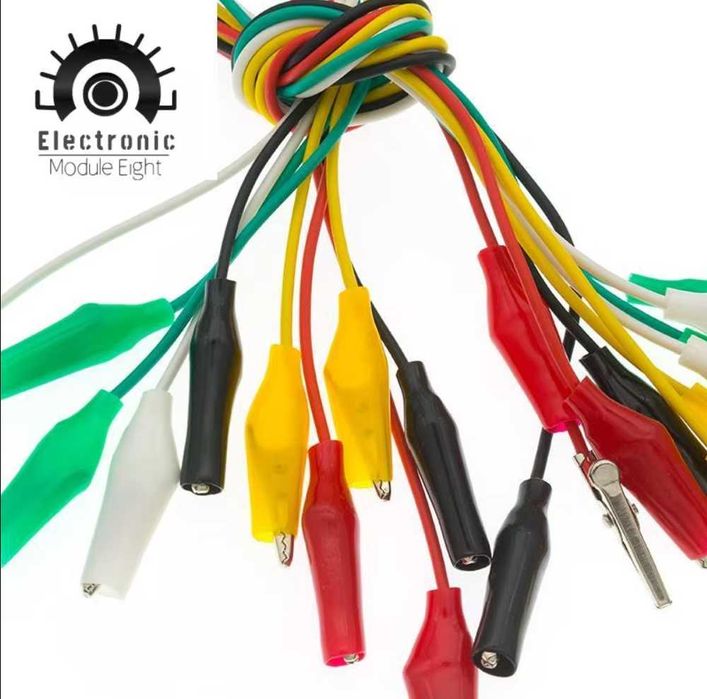 Продам новые двусторонние зажимы типа крокодил/крокодил 50 см