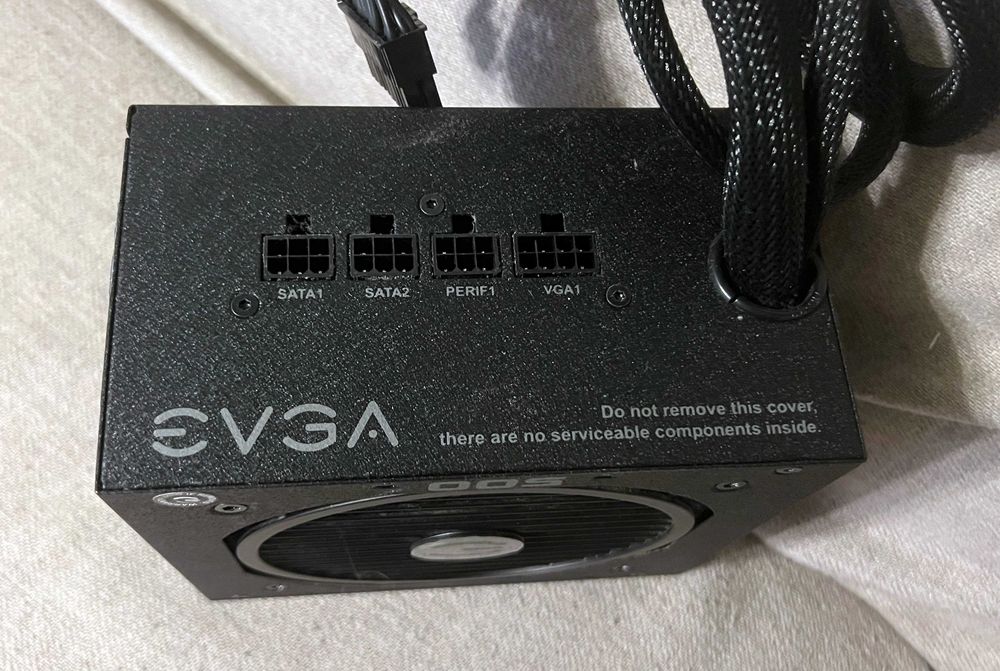 Sursa PC EVGA 500BQ 500W 80 Plus Bronze semi modulara completa